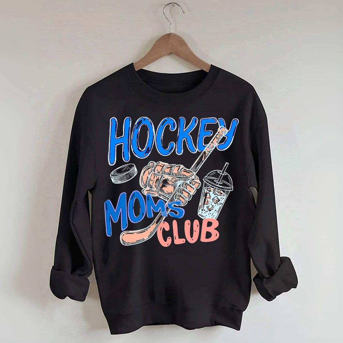 Funny Hockey Mom Club Sweatshirt