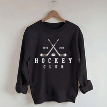 Personalized Year Vintage Ice Hockey Club Sweatshirt