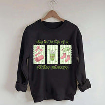 Pilates Princess Preppy Fitness Girl Sweatshirt
