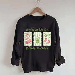 Pilates Princess Preppy Fitness Girl Sweatshirt