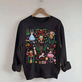 Vintage Christmas Nutcracker Holiday Sweatshirt
