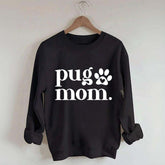 Pug Mom Minimalist Sweatshirt