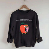Apple Car Driving Fast Car Sweatshirt