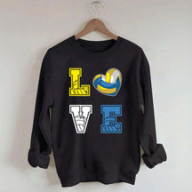 Heart I Love Volleyball Sweatshirt