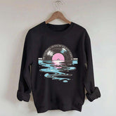 Time Casts A Spell On You Retro Vinyl Record Sweatshirt