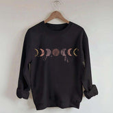 Boho Celestial Witchy Moon Phases Sweatshirt