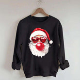Cool Santa Bubble Gum Christmas Sweatshirt