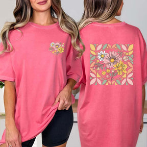 Spring Floral Graphic Lover T-Shirt