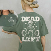 Dead Lift Skeleton Gym Pump Cover T-Shirt