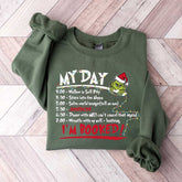 My Day I'm Booked Christmas Sweatshirt