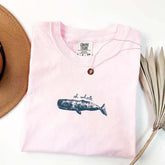 Minimalist Beach Oh Whale T-Shirt