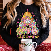 Mexican Christmas Tree Latina Sweatshirt