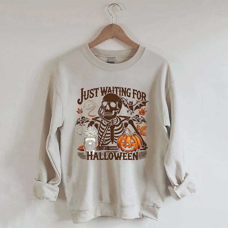 Just Waiting For Halloween Sweatshirt