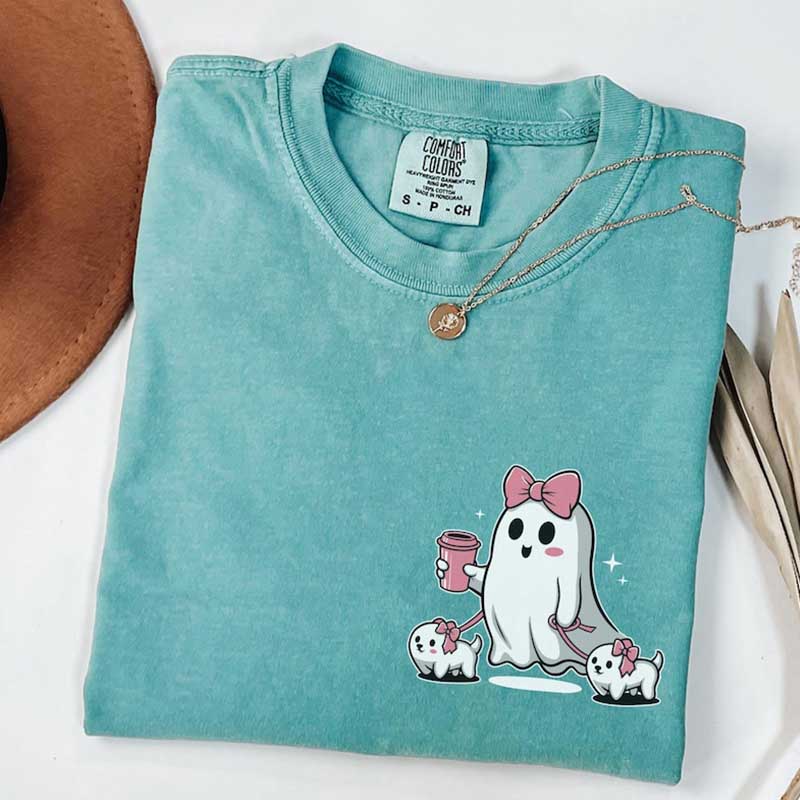 Ghost Walking Dog T-Shirt