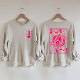 Weightlifting Queen Of Hearts Sweatshirt