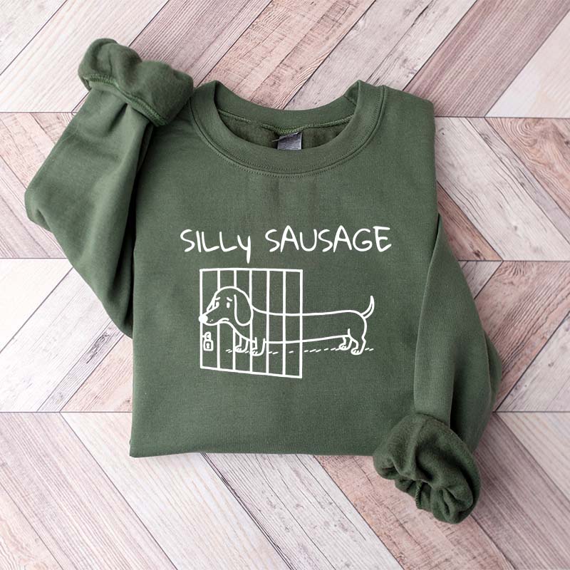 Silly Dachshund Dog Sweatshirt