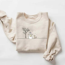 Dog Christmas Snowman Sweatshirt