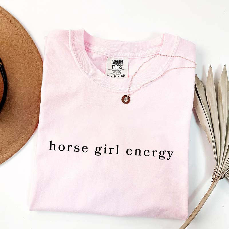 Horse Girl Energy T Shirt