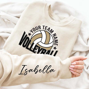 Custom Your Team Name Volleyball Sweatshirt