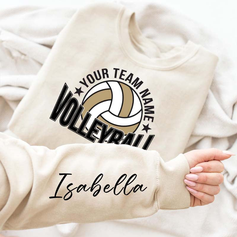 Custom Your Team Name Volleyball Sweatshirt