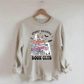 Ghost Halloween Spooky Readers Sweatshirt