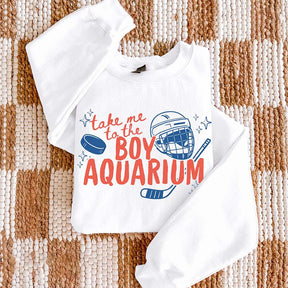 Take Me to the Boy Aquarium Hockey Sweatshirt