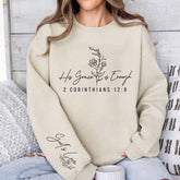 Funny His Grace is Enough Sweatshirt