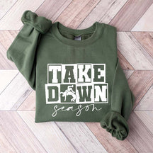 Take Down Season Wrestling Sweatshirt