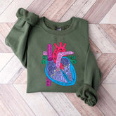 Heart Anatomy Sweatshirt