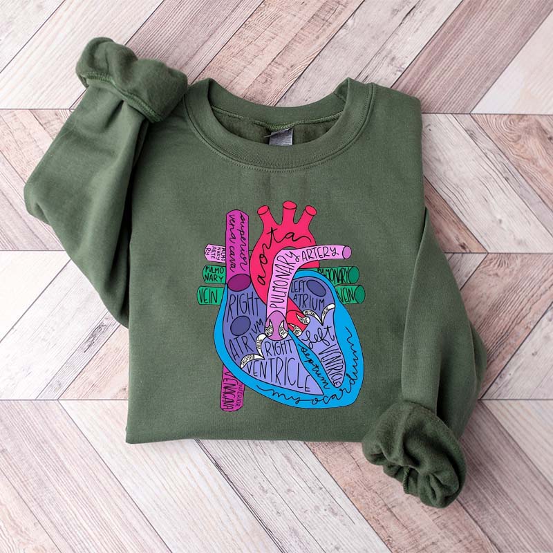 Heart Anatomy Sweatshirt