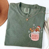 Merry And Bright Pink Christmas Gingerbread T-Shirt