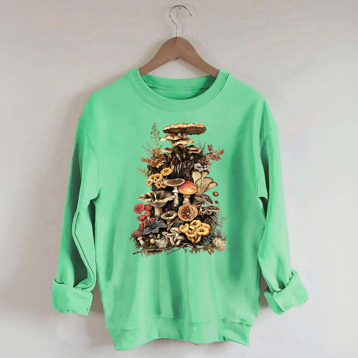 Retro Goblincore Mushroom Dark Cottagecore Sweatshirt