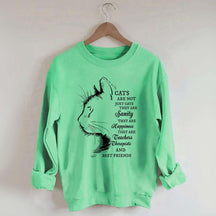 Inspirational Cat Quote Lover Sweatshirt