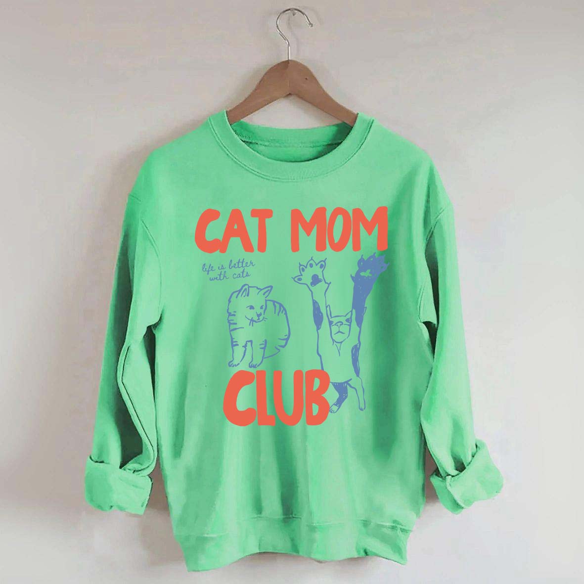 Funny Cat Mama Sweatshirt