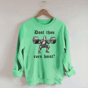 Medieval Gym Funny Knight Weightlifting Sweatshirt