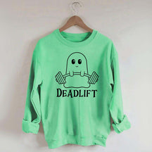 Cute Deadlift Ghost Sweatshirt