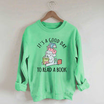 It's A Good Day To Read Pig Elephant Sweatshirt