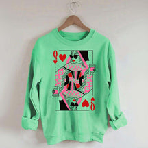 Queen of Hearts Coffee Sweatshirt