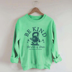 Trendy Workout Be Kind Sweatshirt