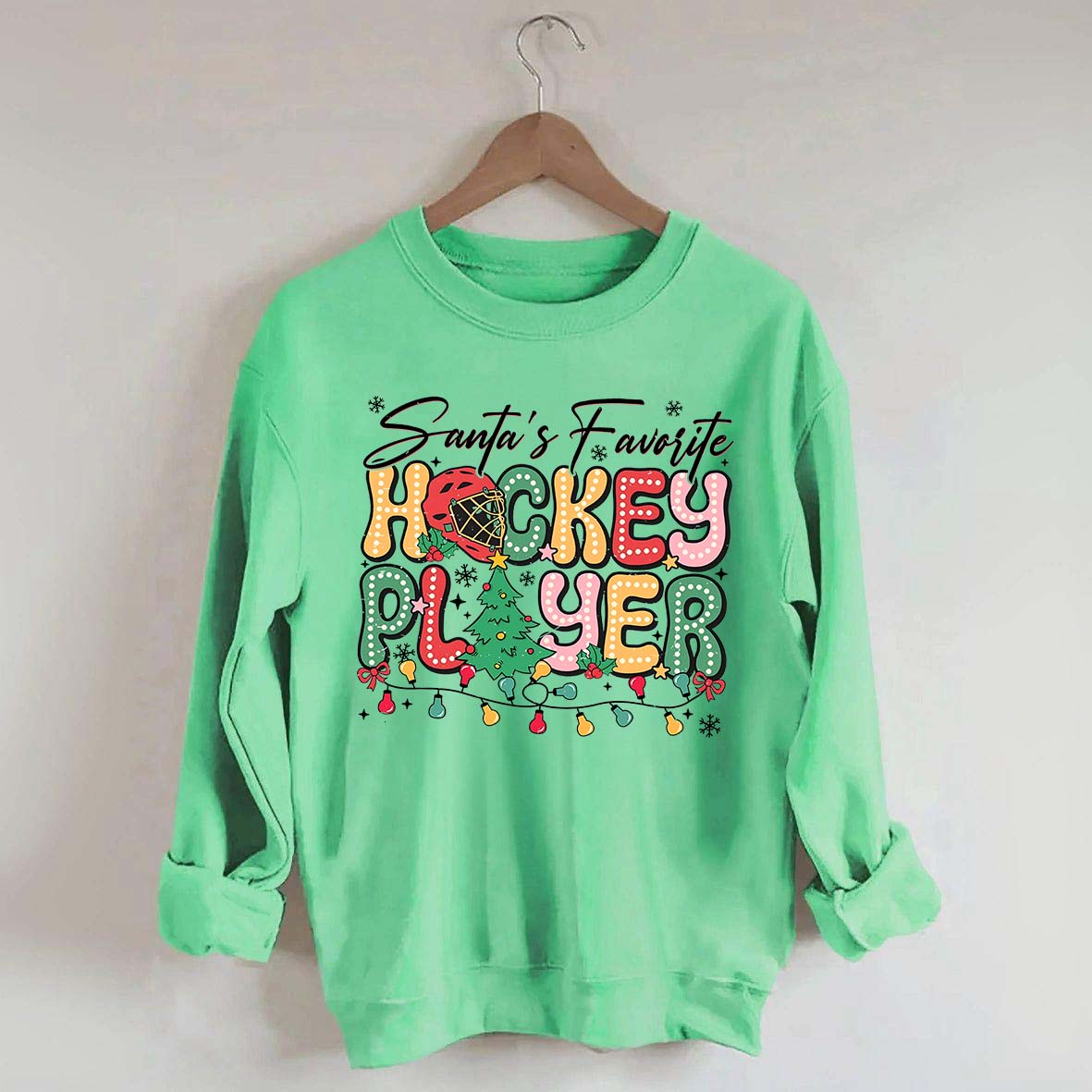 Santa's Favorite Hockey Player Sweatshirt
