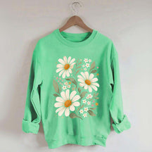 Boho Style Daisies Sweatshirt