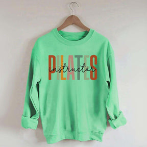 Pilates Instructor Comfort Colors Gym Workout Sweatshirt