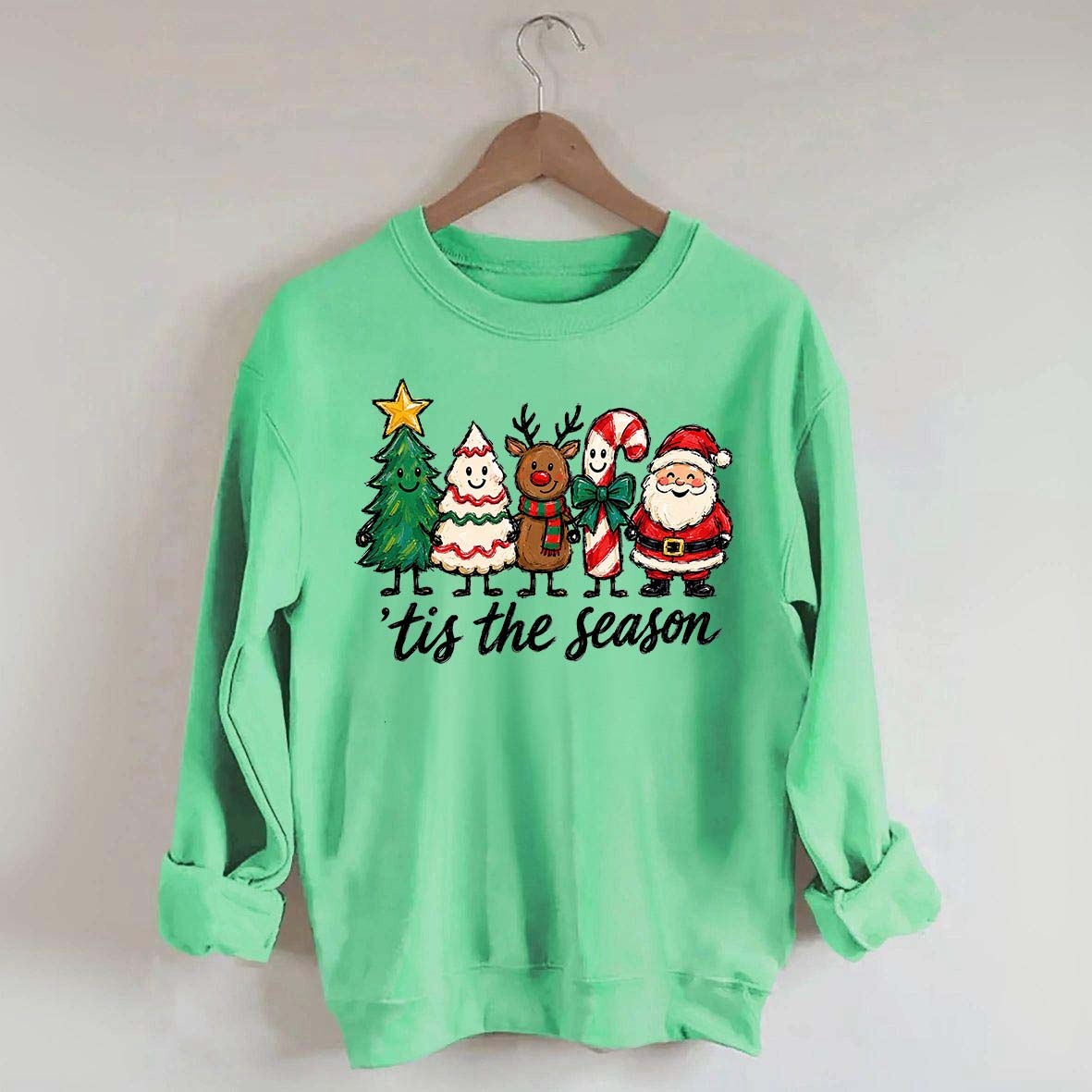 Tis The Season Christmas Characters Sweatshirt