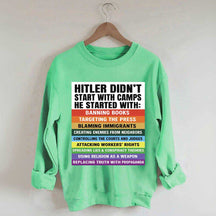 Anti Fascism Protest Sweatshirt