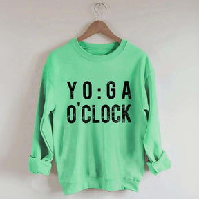 Yoga O'clock Funny Sweatshirt
