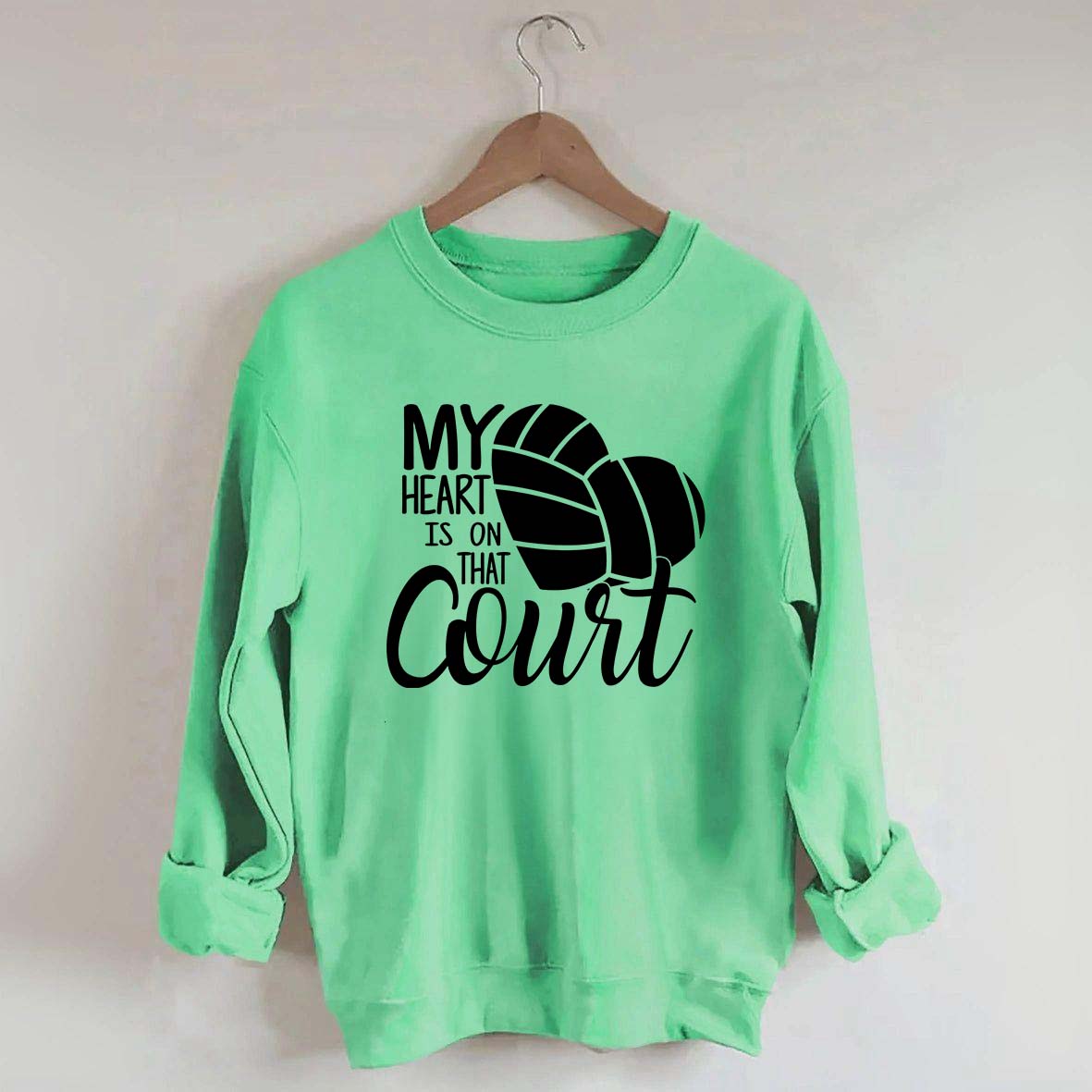 My Heart Is On That Court Sweatshirt