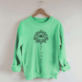 Choose To Be Kind Flower Mandala Sweatshirt