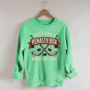 Funny Hockey Mom Festive Sports Sweatshirt