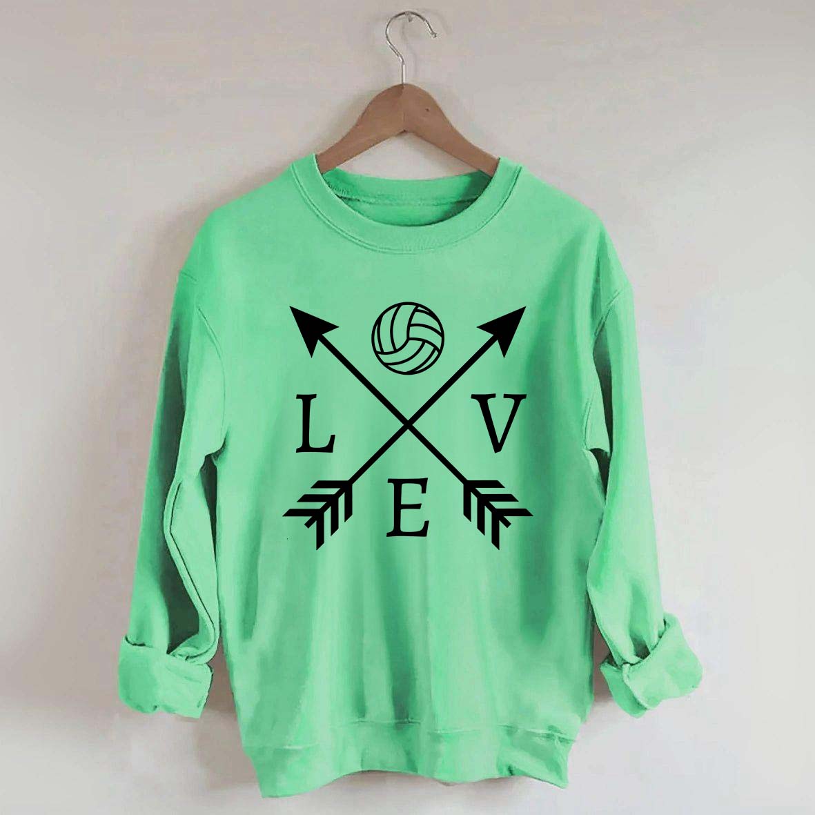 Love Volleyball Arrow Sweatshirt