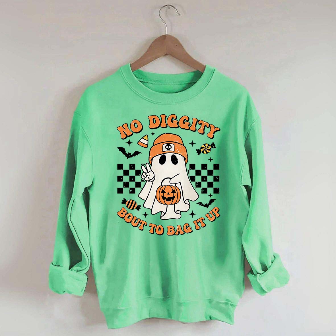 Funny No Diggity Bout To Bag It Up Sweatshirt